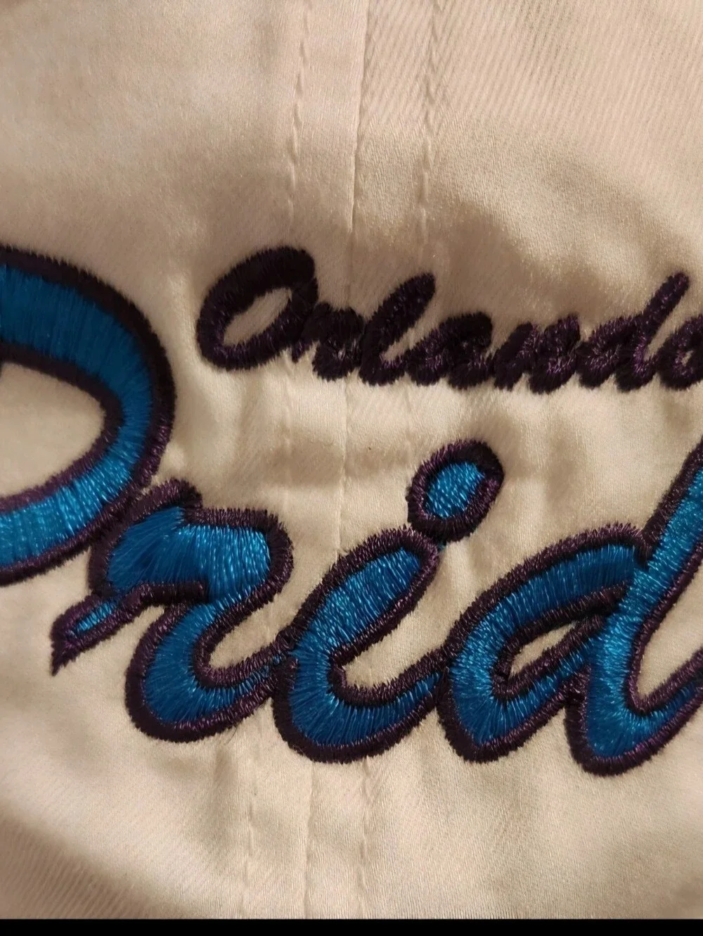 Orlando Pride Womens Soccer Hat Rare,  White Nike Golf OS Purple Blue Embroidery